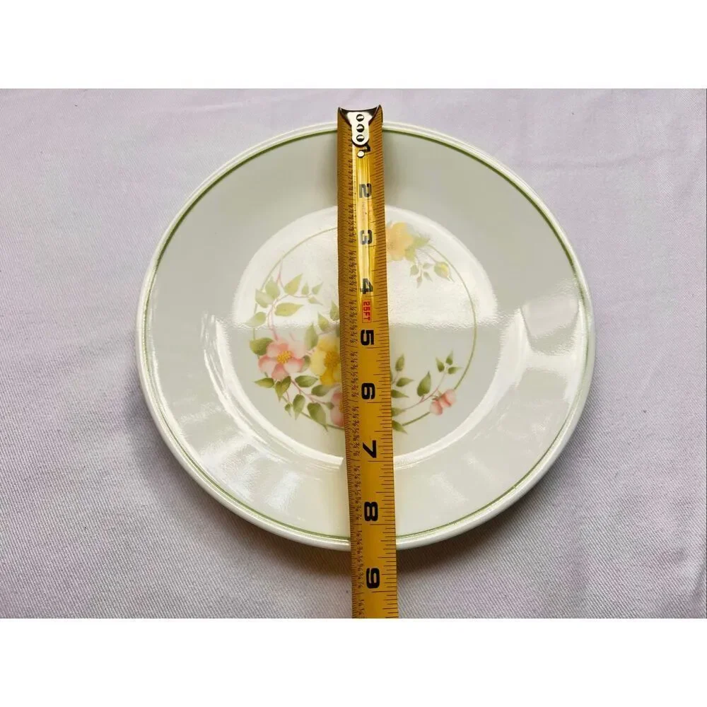 Vintage Lot of 3 CORELLE WINDSOR ROSE 8 1/2” LUNCHEON PLATE